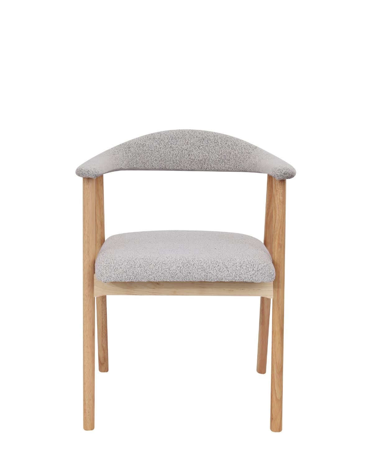 krzesło notte light, drewna kauczukowego, boucle beżowe