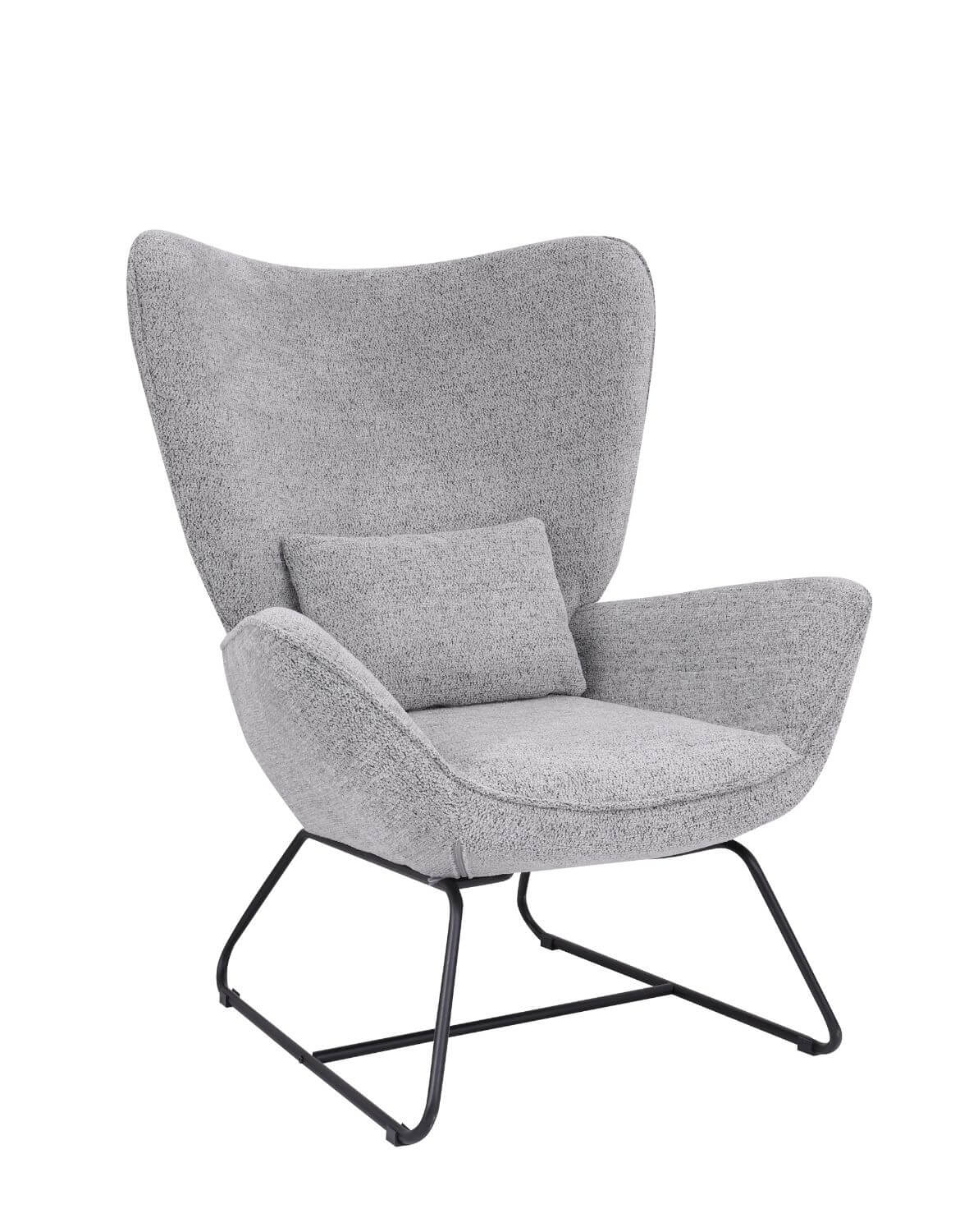 fotel wypoczynkowy nuvio, szary