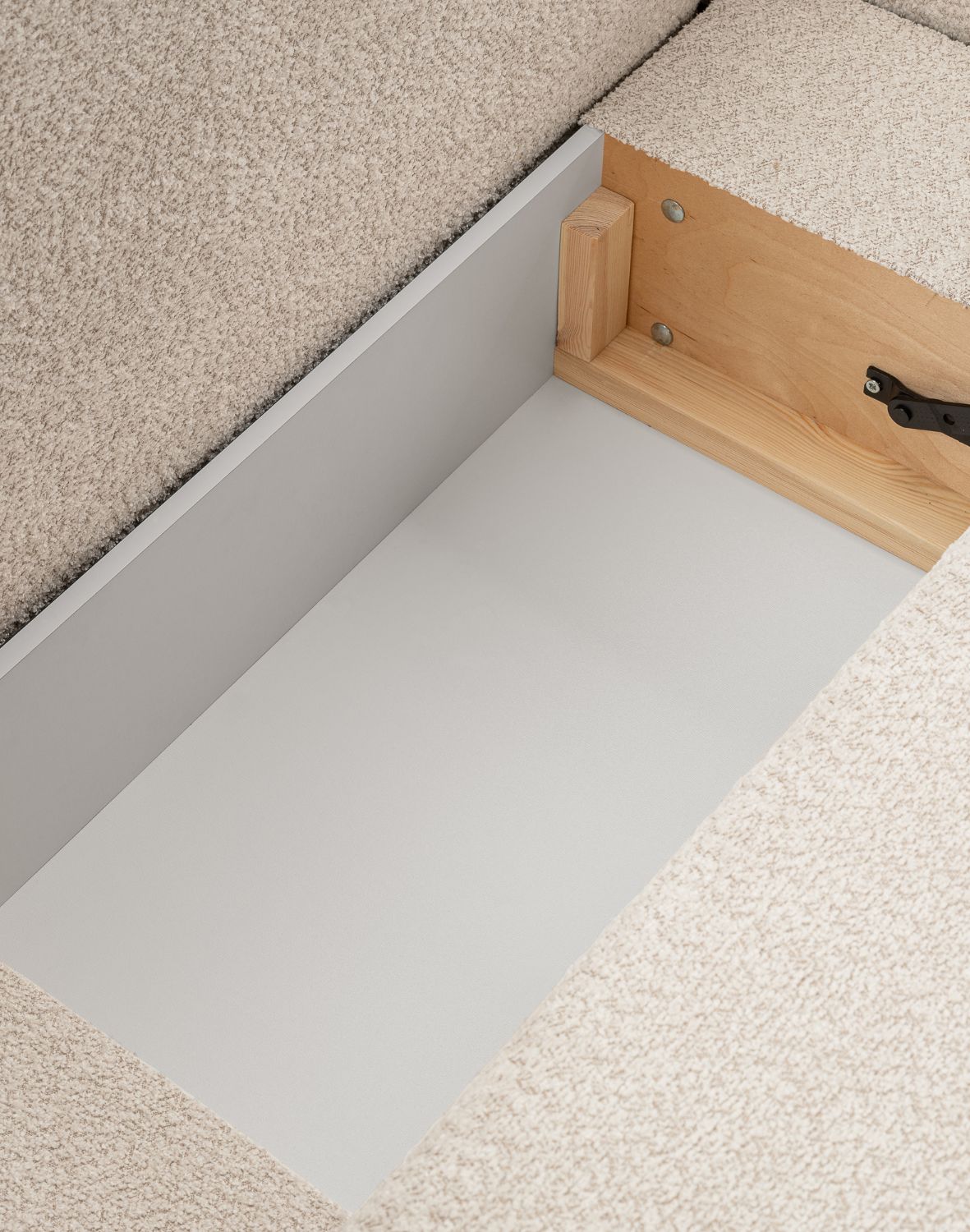 okrągły narożnik olio laski beżowy abriamo 3