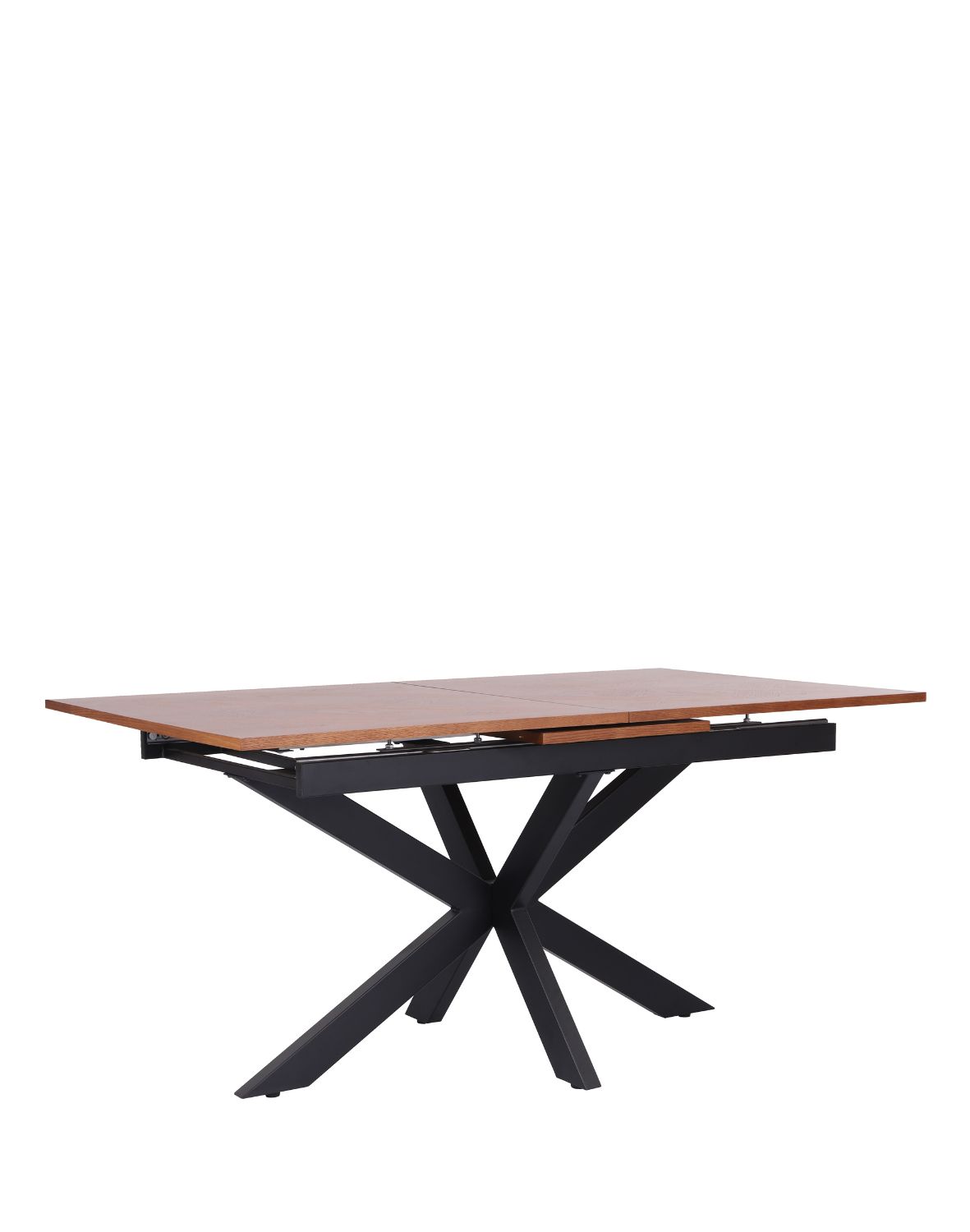 stół rozkładany, prostokątny pietro z jodełką, 160 cm - 200 cm, ciemny orzech