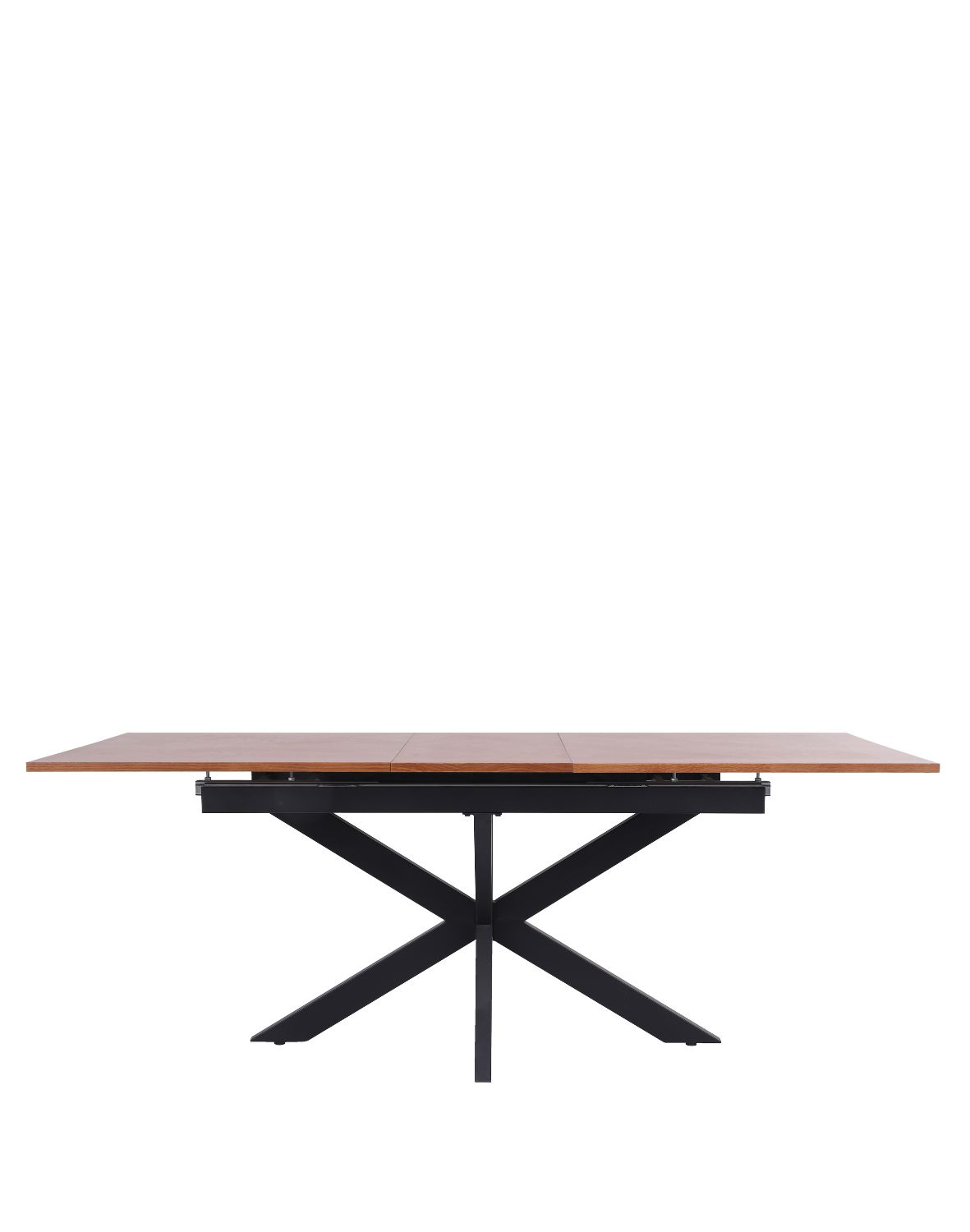 stół rozkładany, prostokątny pietro z jodełką, 160 cm - 200 cm, ciemny orzech