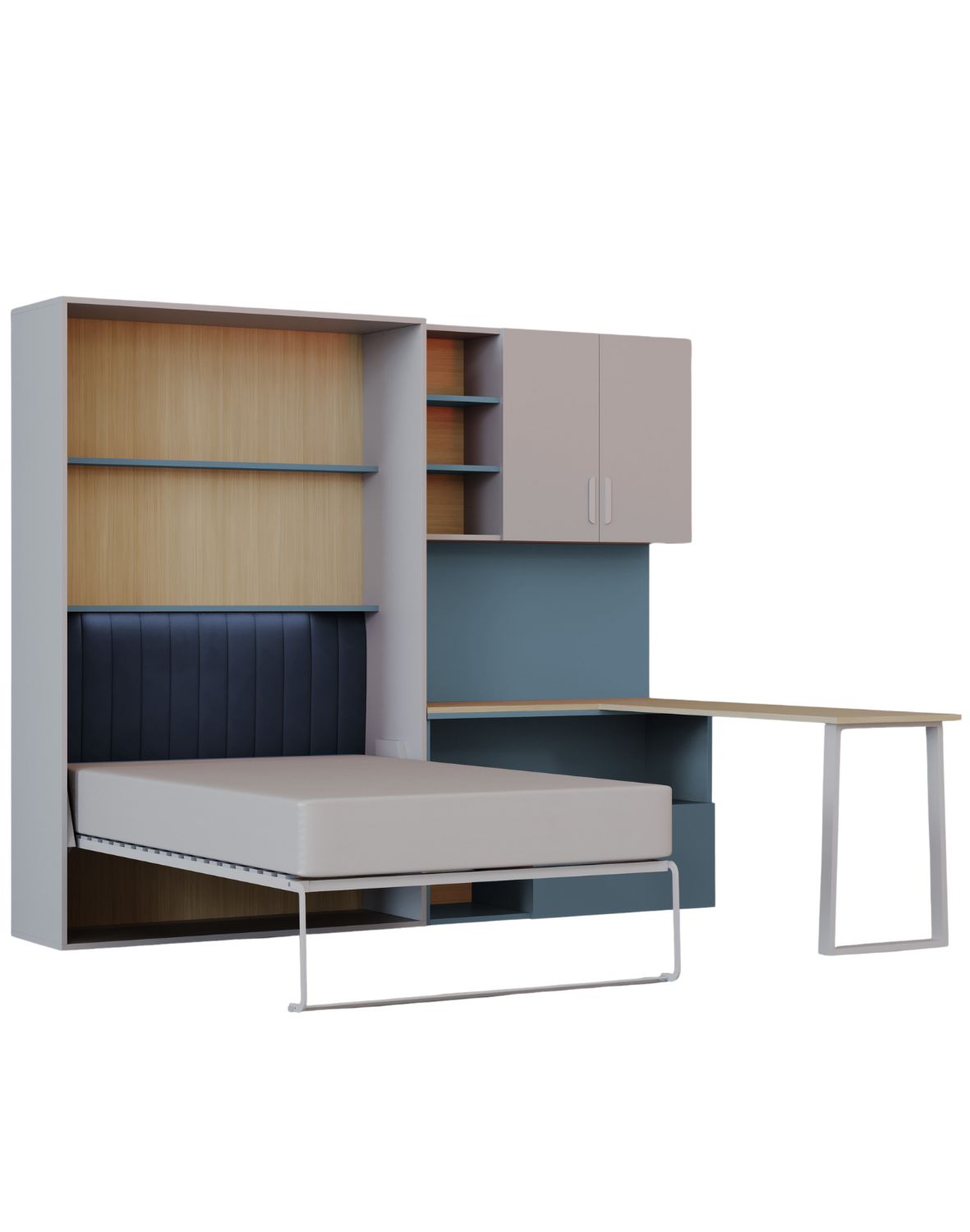 polkotapczan flexi bed lumi niebieski mglisty