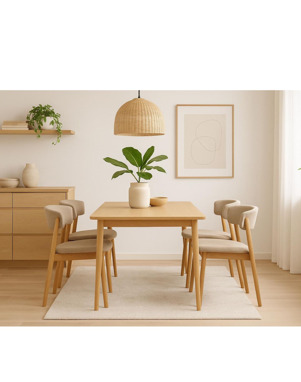 krzesło do jadalni revere, naturalny dąb (55410003)