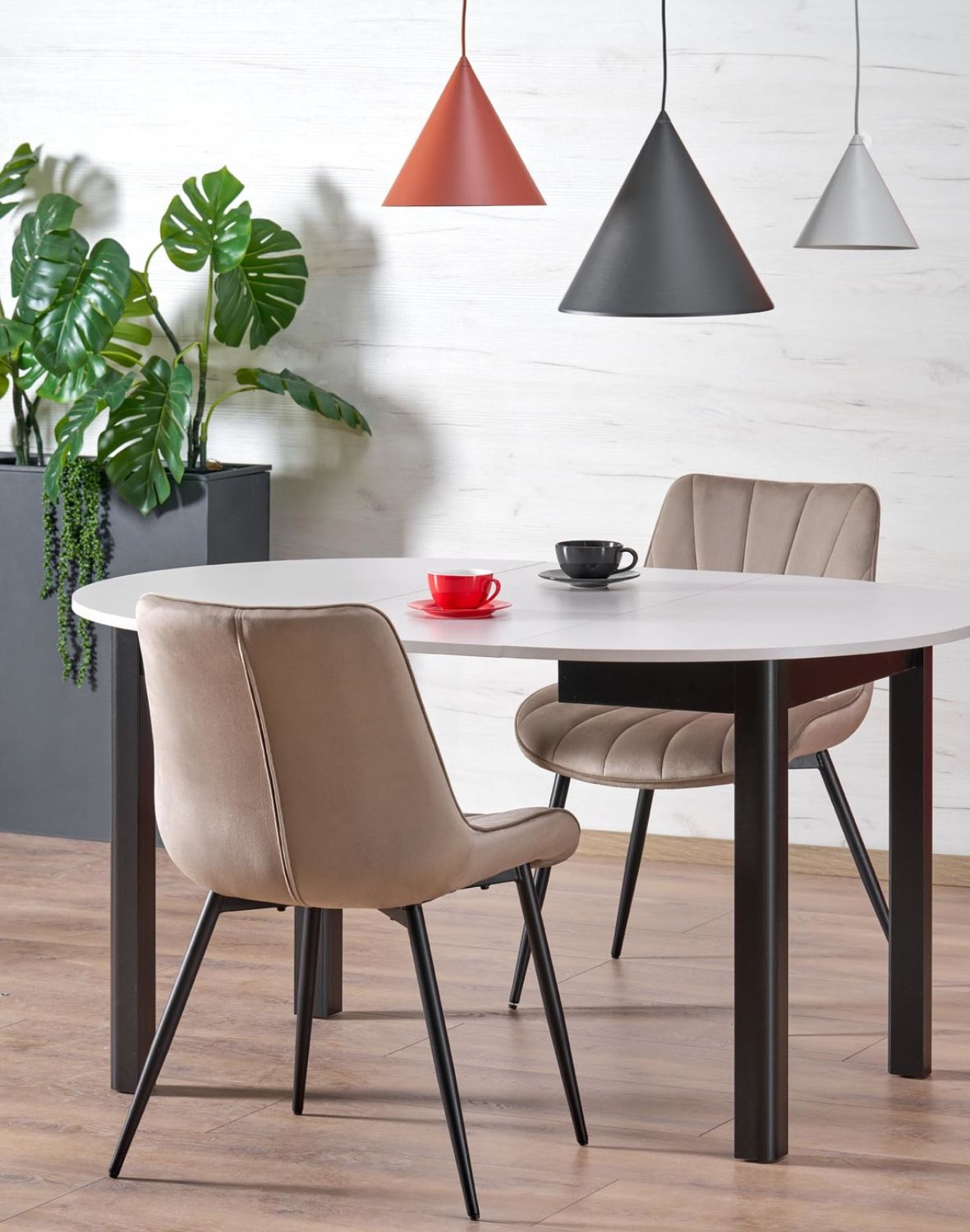 stół rozkładany ringo, kaszmirowy