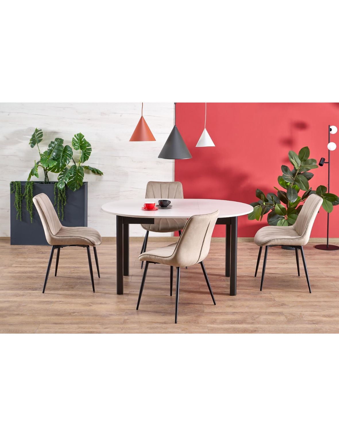 stół rozkładany ringo, kaszmirowy