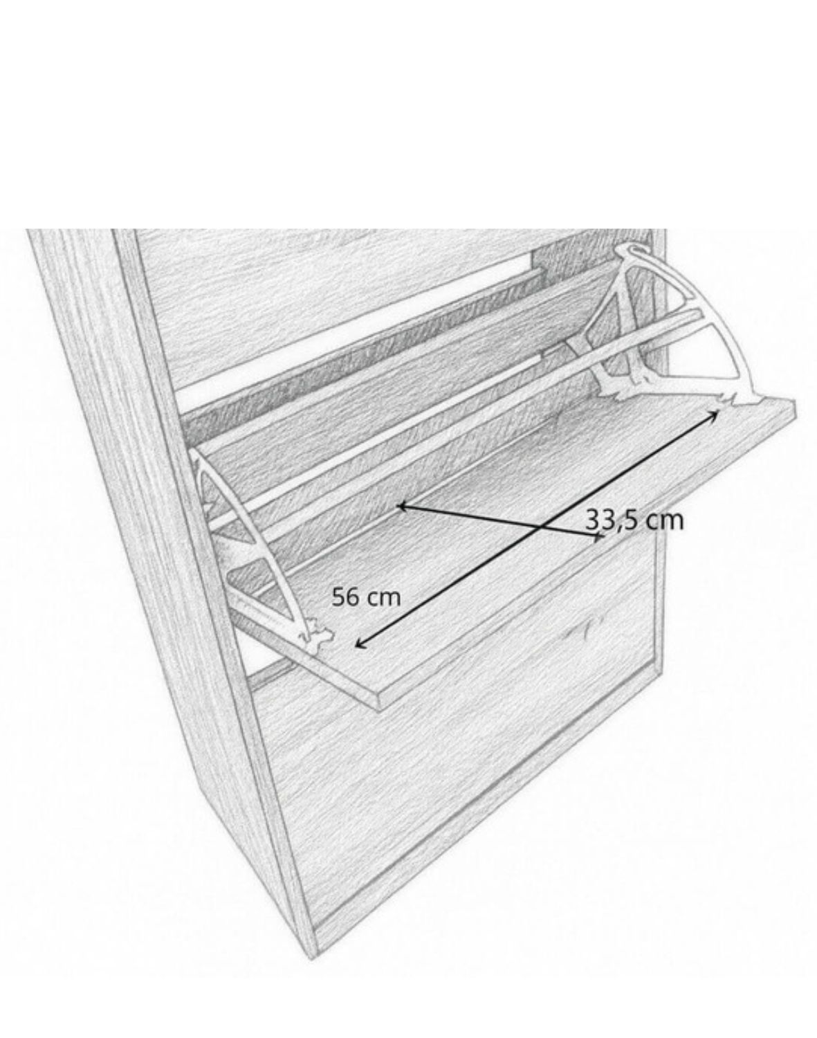 szafka na buty rivo white