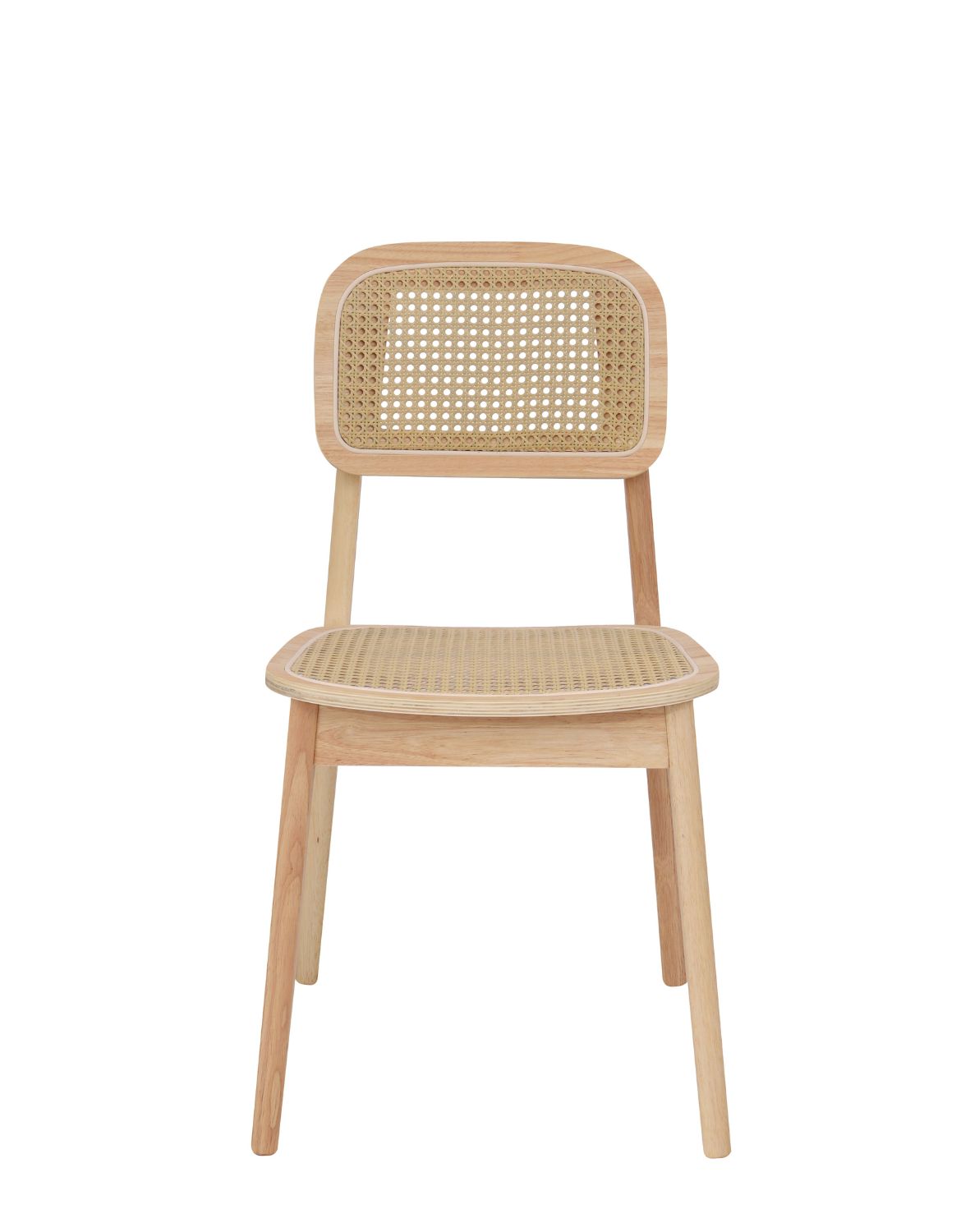 krzesło savio light z litego drewna kauczukowego, rattan