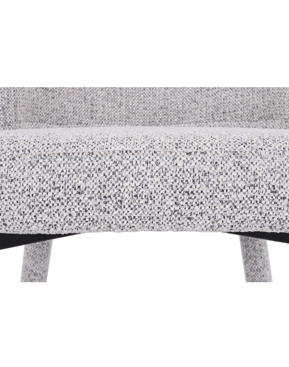 krzesło do jadalni serena, szare, tapicerowane