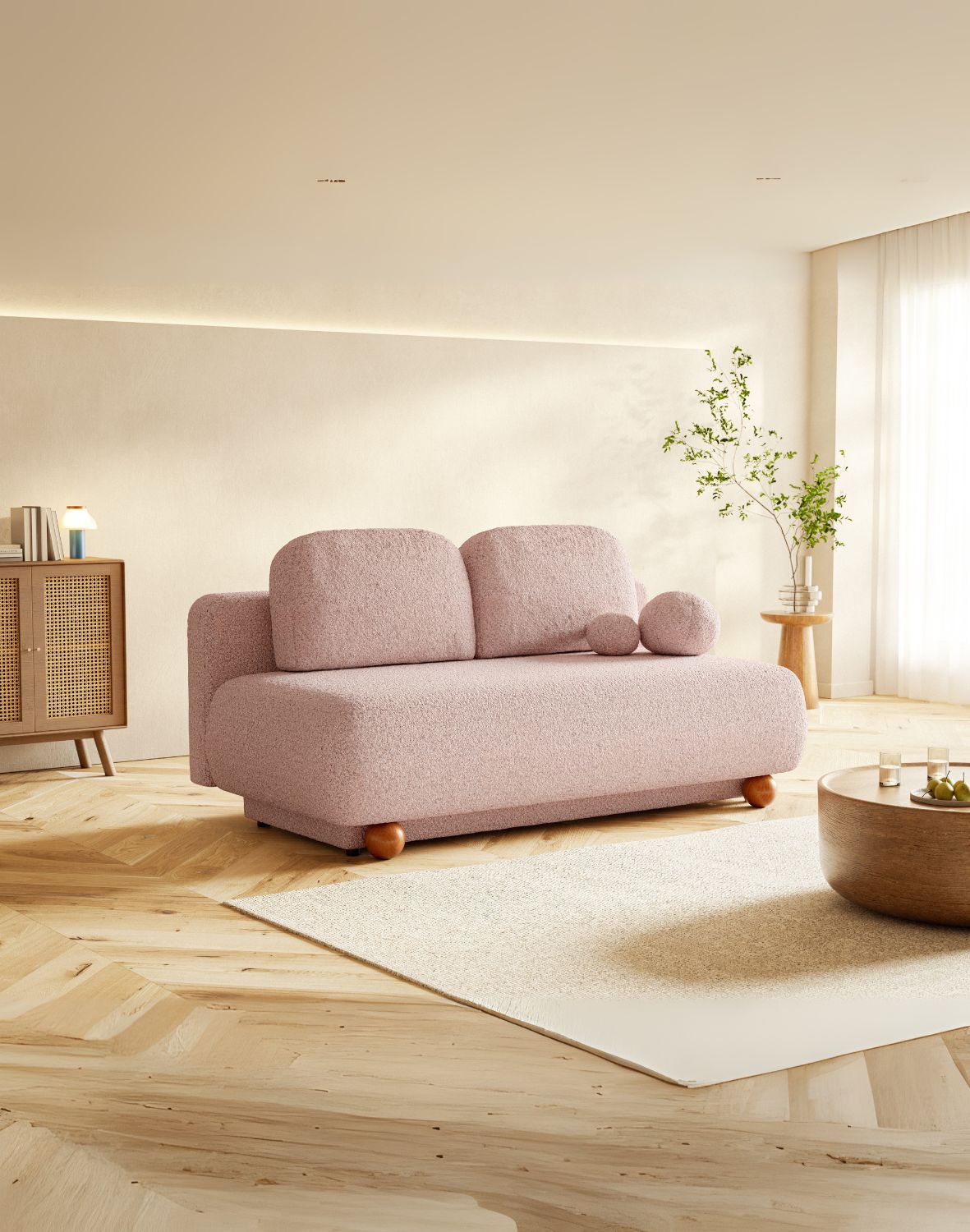 mała sofa z funkcją spania emily