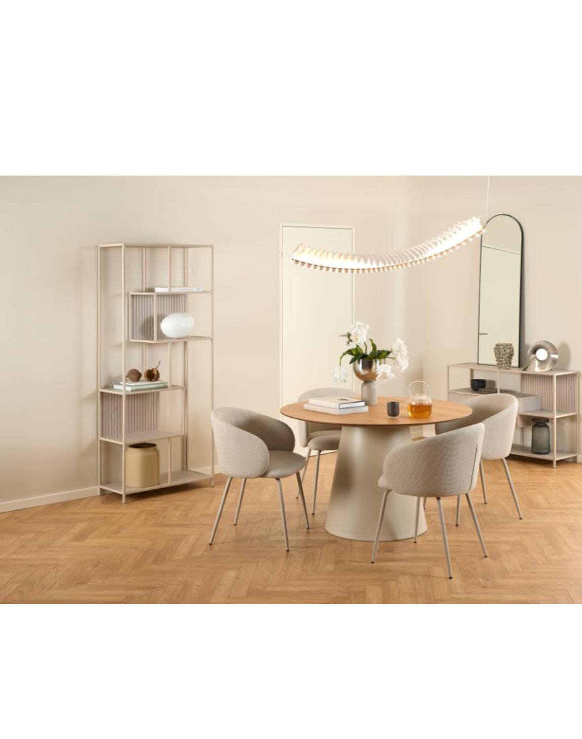 okrągły stół do jadalni soli 120 cm, dąb matowy (24816)