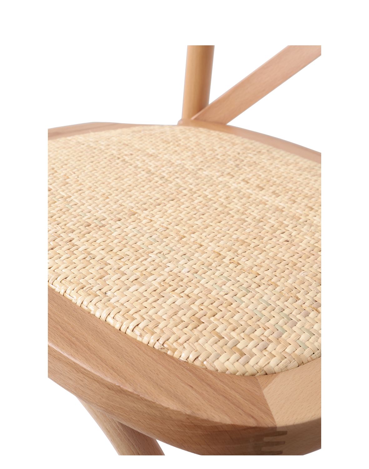 krzesło drewniane solido light, rattan
