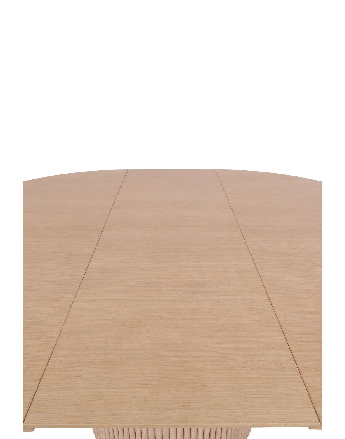 stół rozkładany, okrągły sorrento z lamelami, 120cm- 160 cm, naturalny dąb