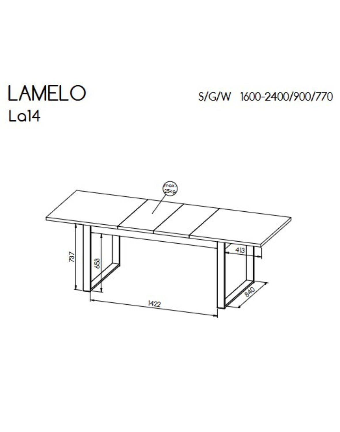 stol-lamelo-la14