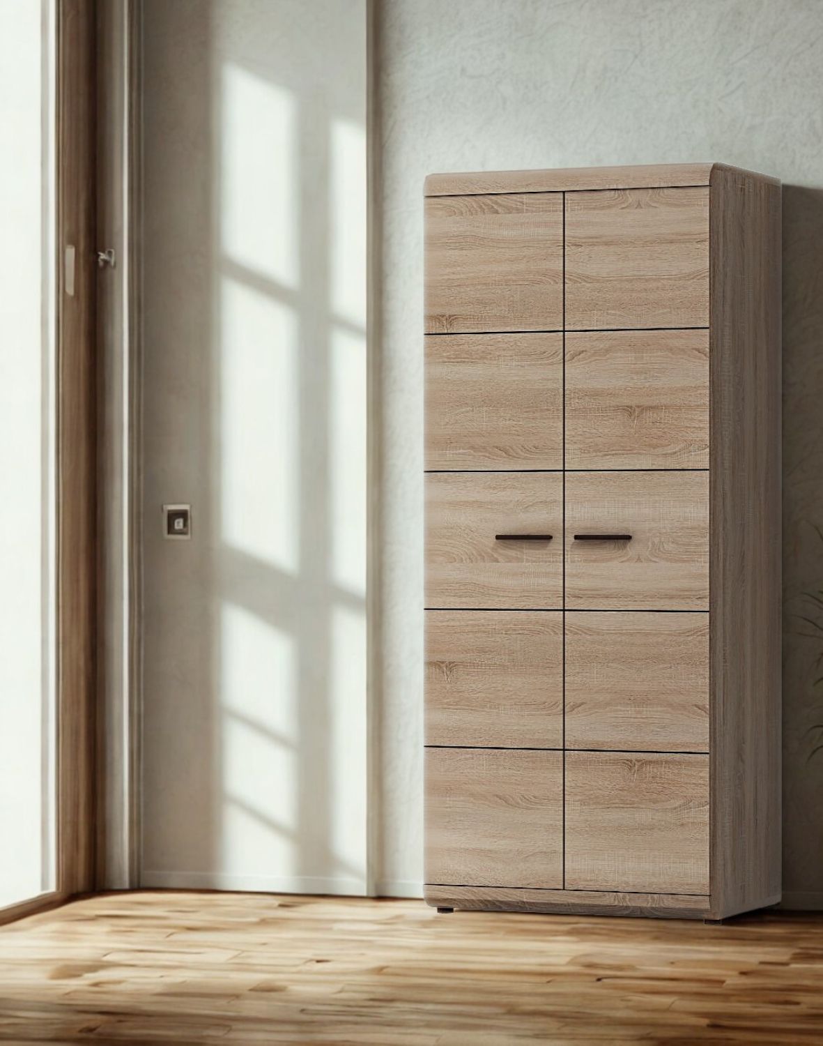 dwudrzwiowa szafa sąb sonoma do salonu 80 link