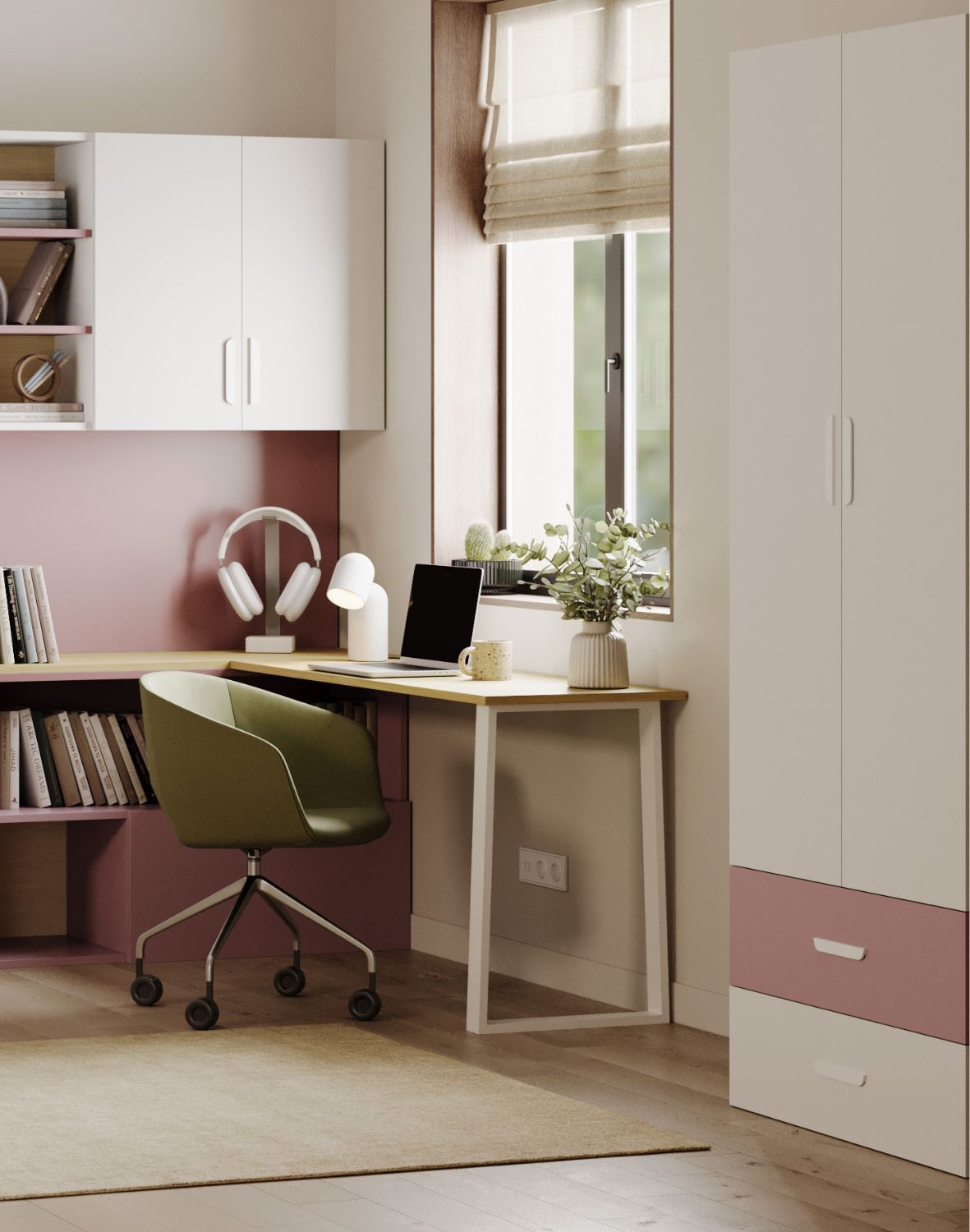 szafa lumi kaszmir niebieski antyczny roz