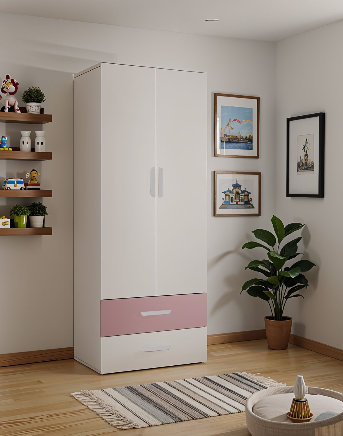 szafa lumi kaszmir niebieski antyczny roz