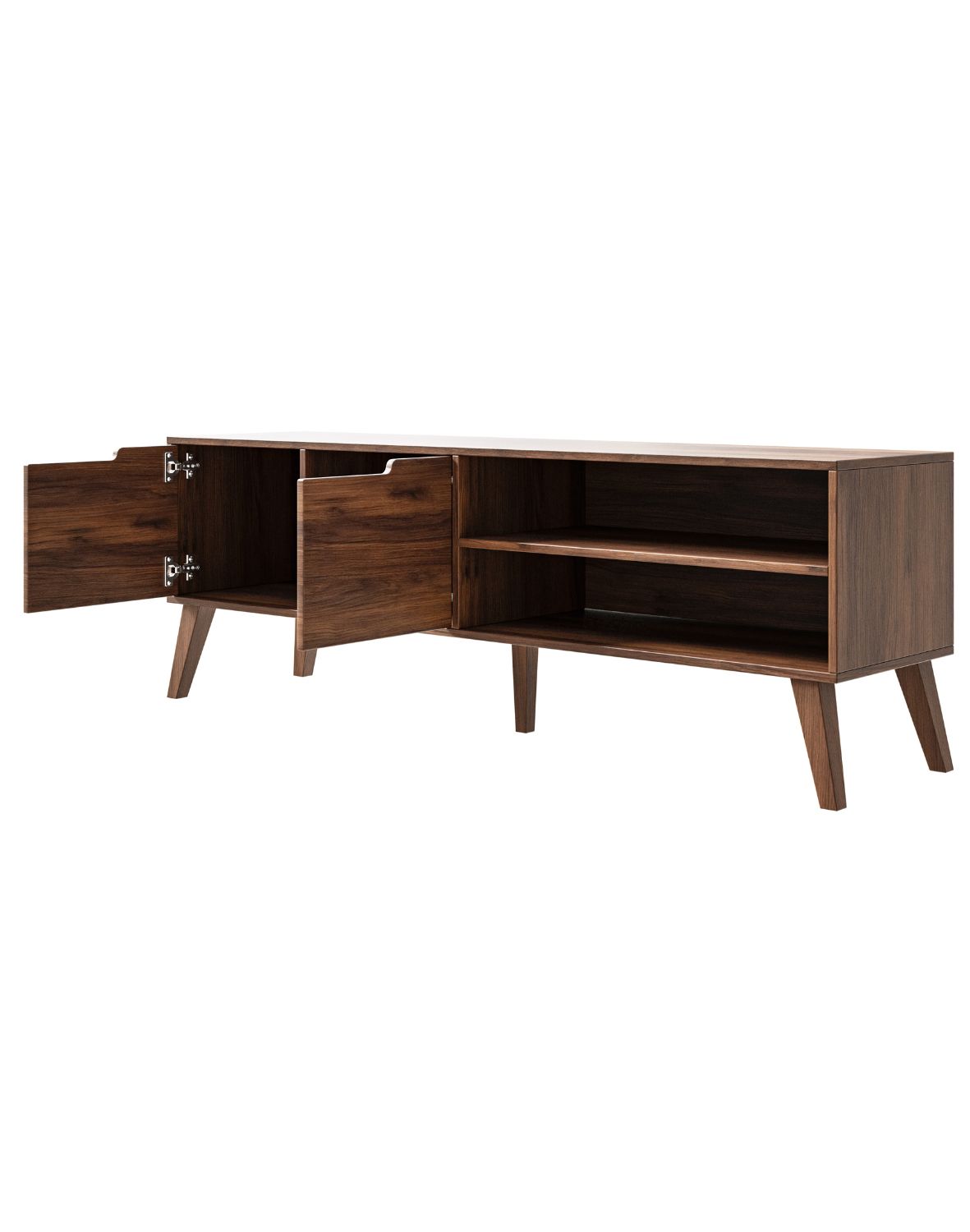 szafka rtv nordelo warm walnut 160