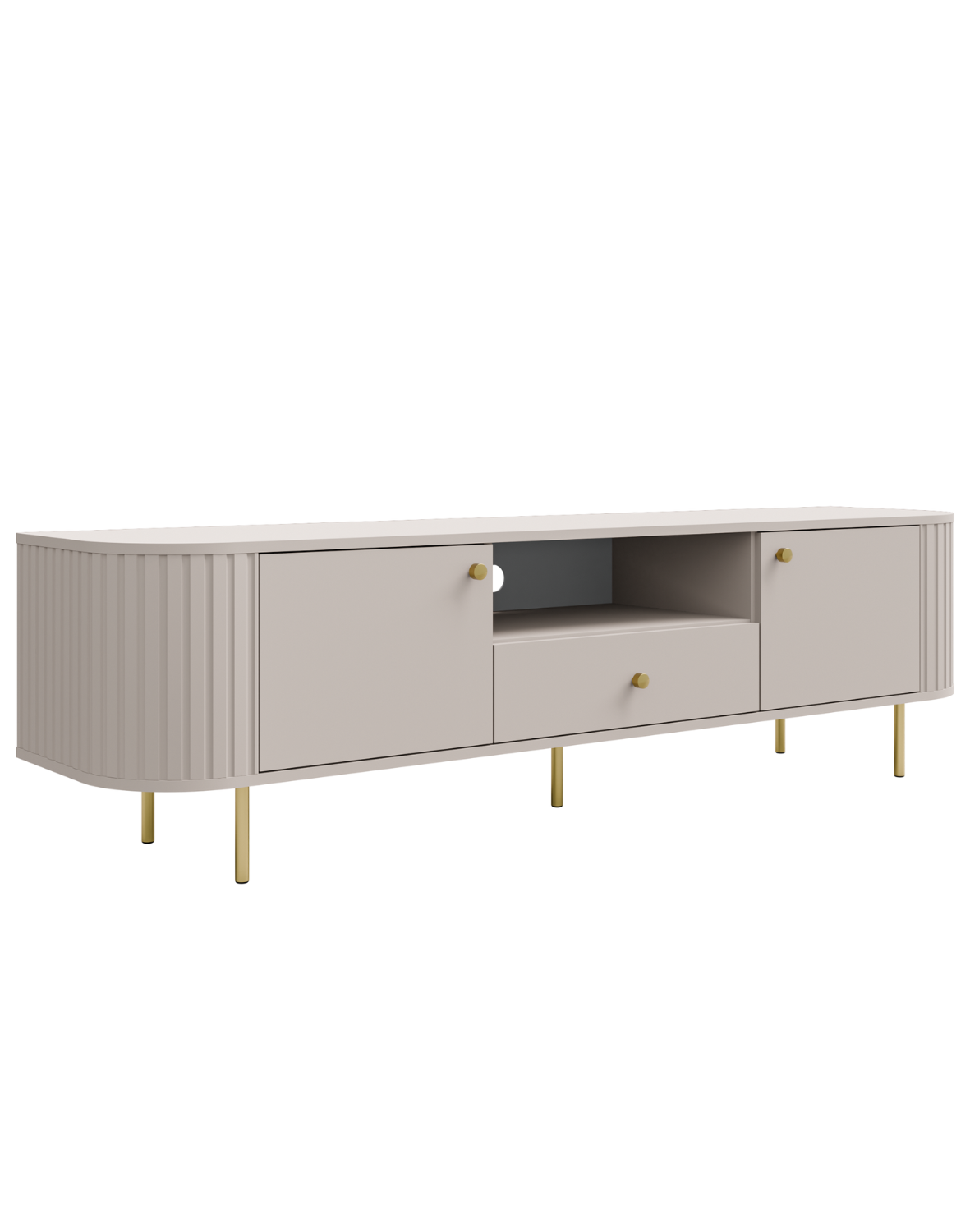 szafka rtv ovalio bez piaskowy 2f1s typ 321