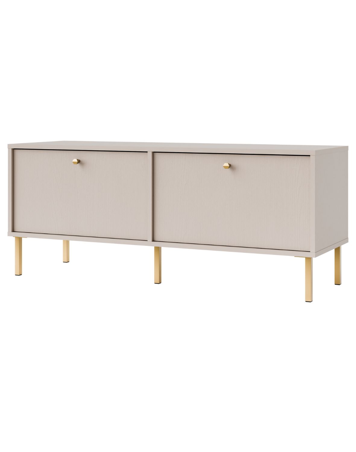 szafka rtv tokyo 2 bez piaskowy 120 cm