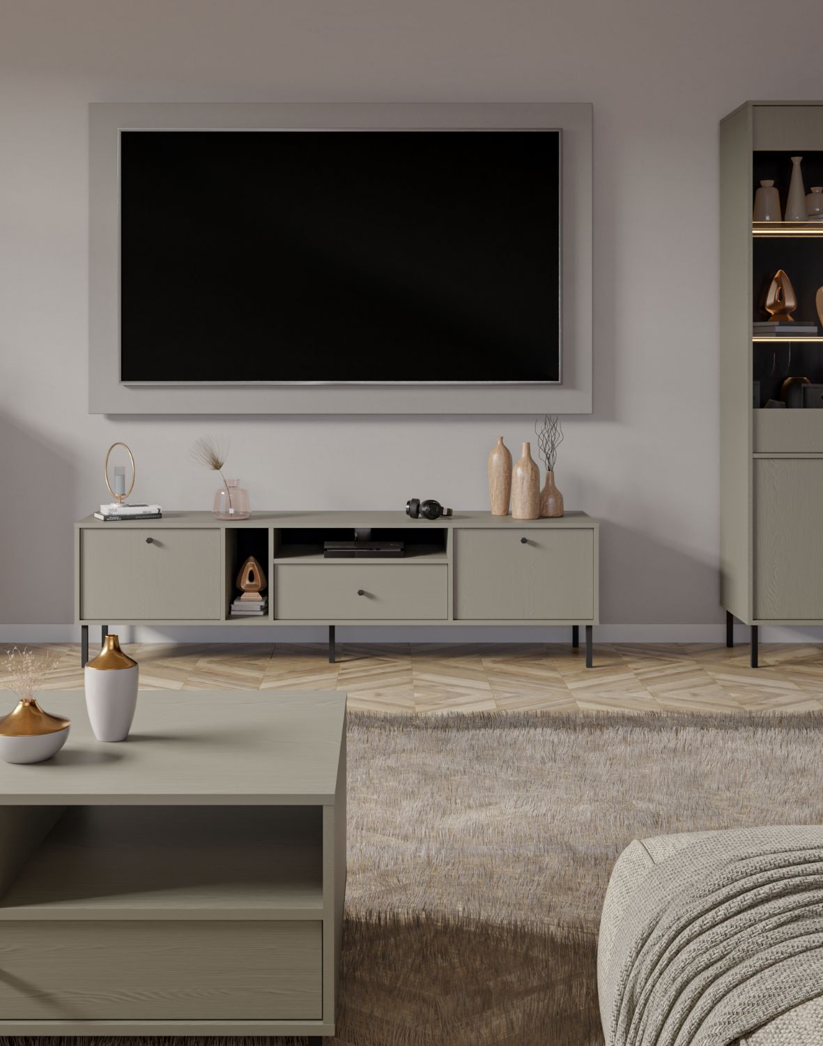 szafka rtv tokyo 2 eukaliptus