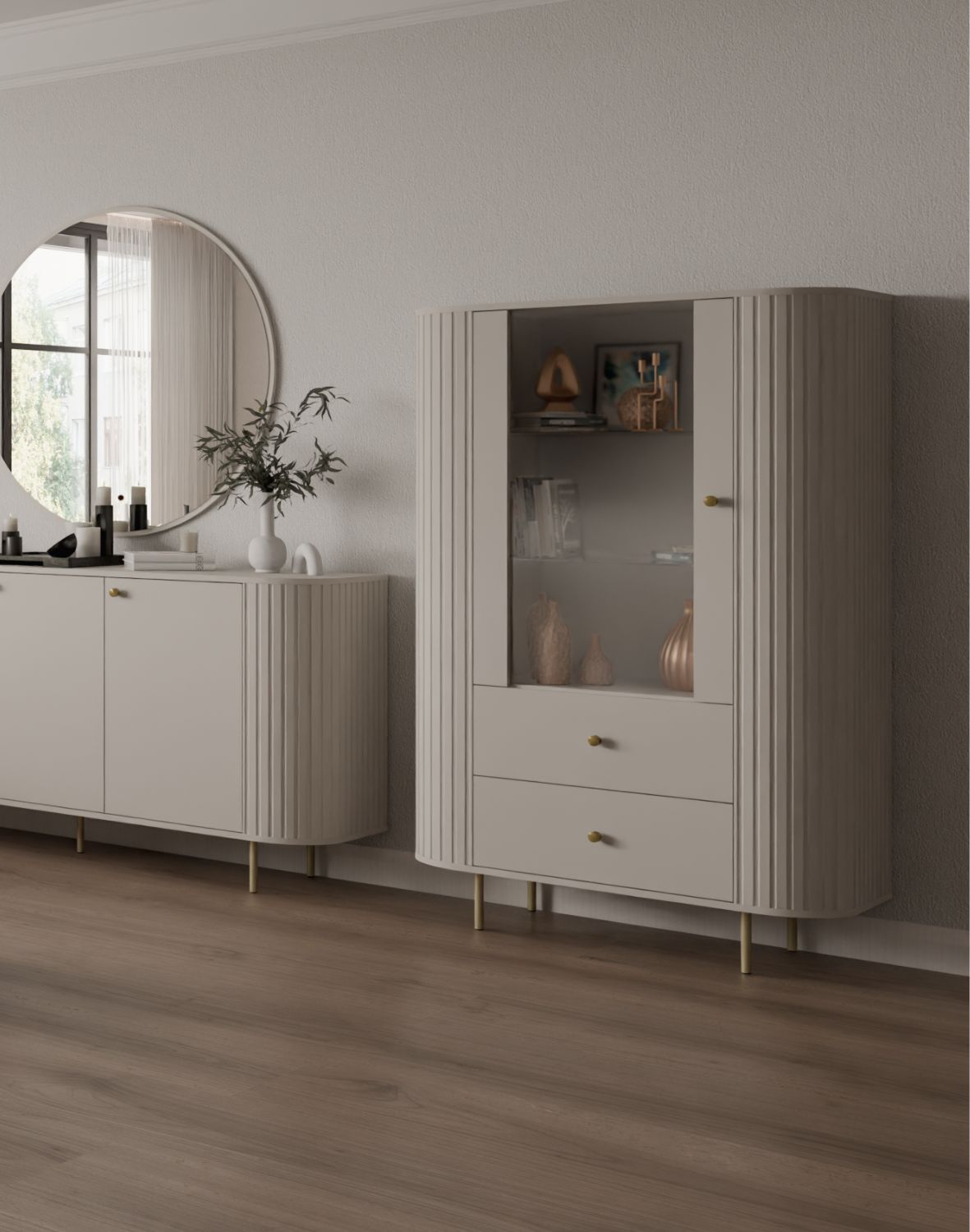 szafka witryna ovalio typ 112 bez piaskowy