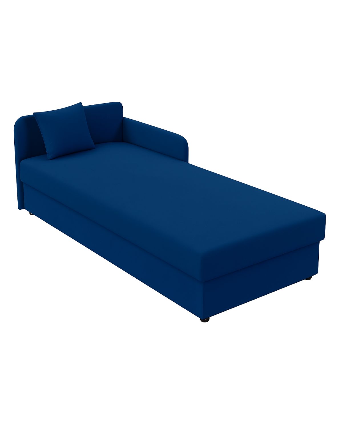 młodzieżowy tapczan jednoosobowy z pojemnikiem toffi 106