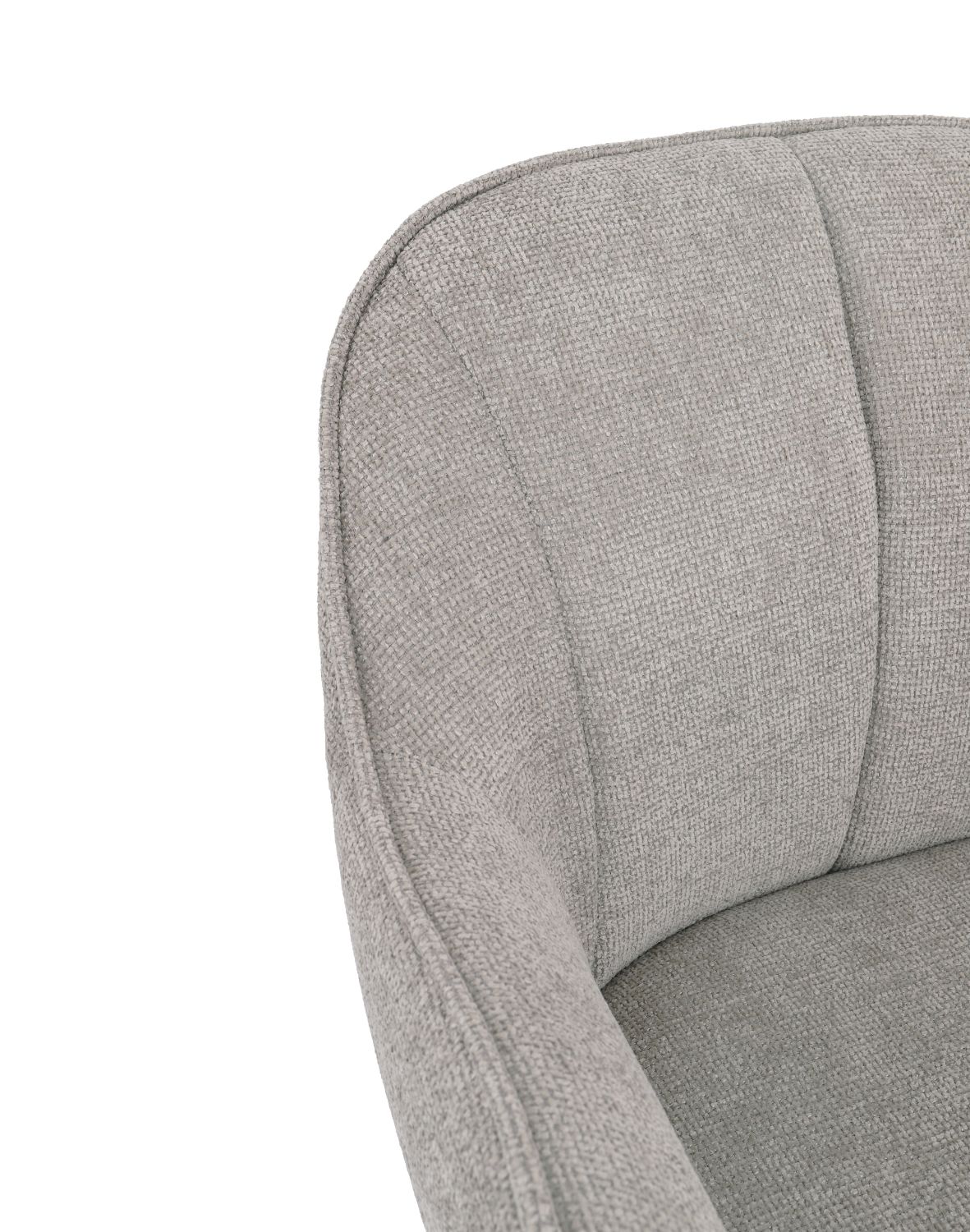 krzesło obrotowe do jadalni tessa, ciemnobeżowe