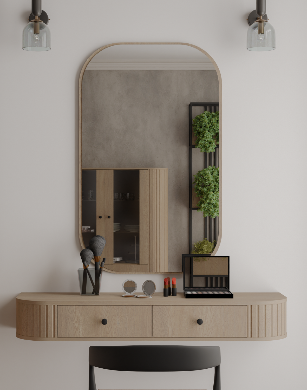 toaletka ovalio dab cremona typ 202