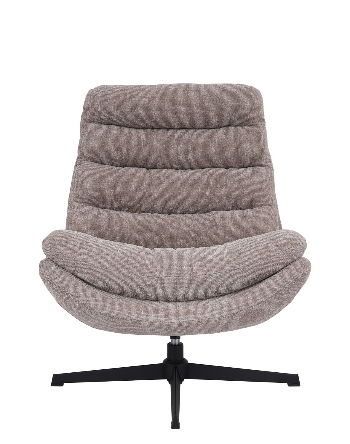 fotel obrotowy calvio, komfort i nowoczesna forma, ciemnobeżowy