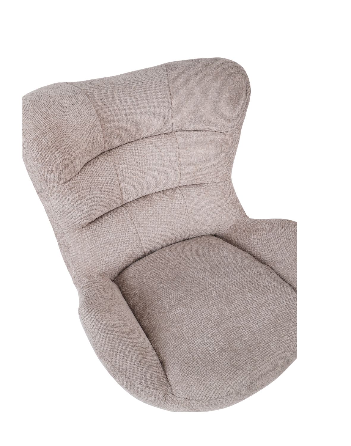 fotel obrotowy velo, ciemnobeżowy (fs77)