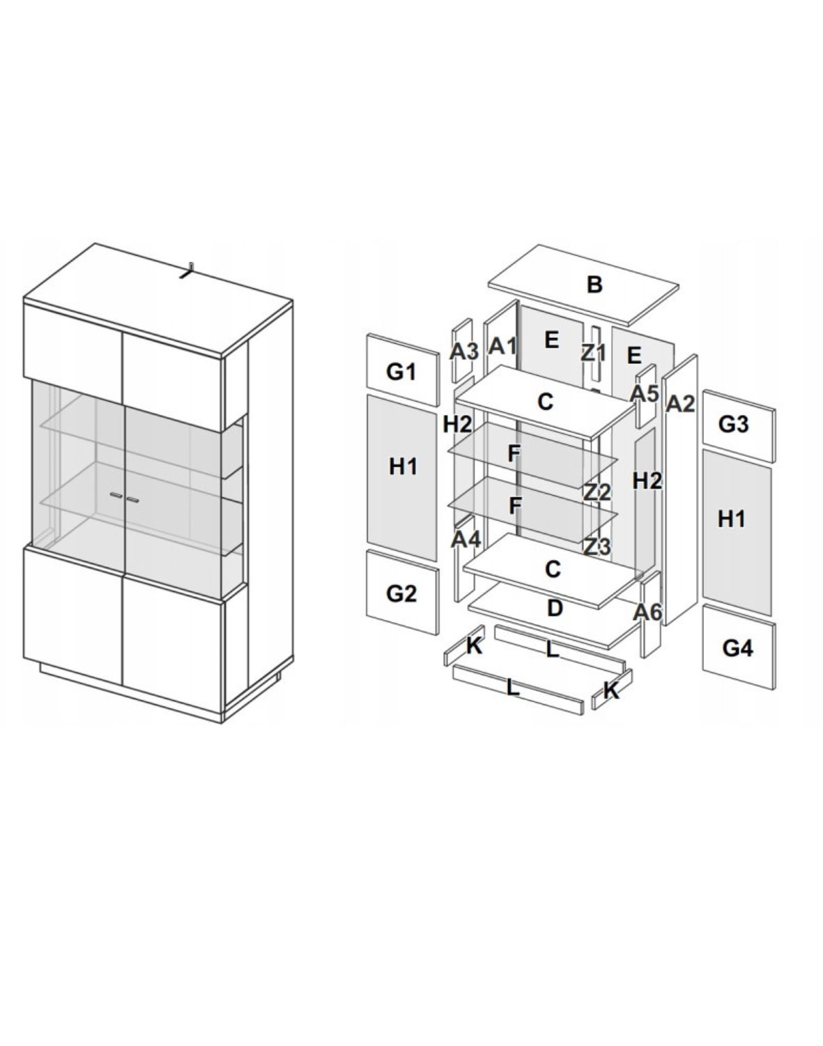 witryna-kredens-dwudrzwiowa-luna
