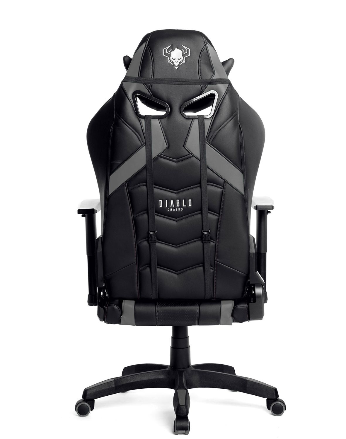 fotel gamingowy diablo x-ray king dla dorosłych graczy czarno-szary