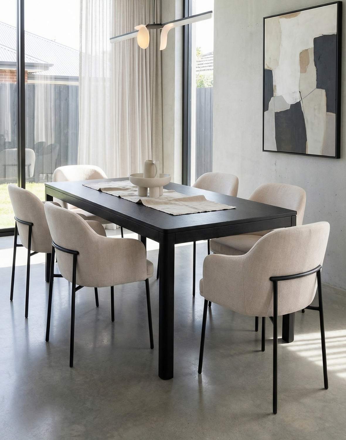 krzesło zafiro arm black z podłokietnikami, beżowe (S2441)