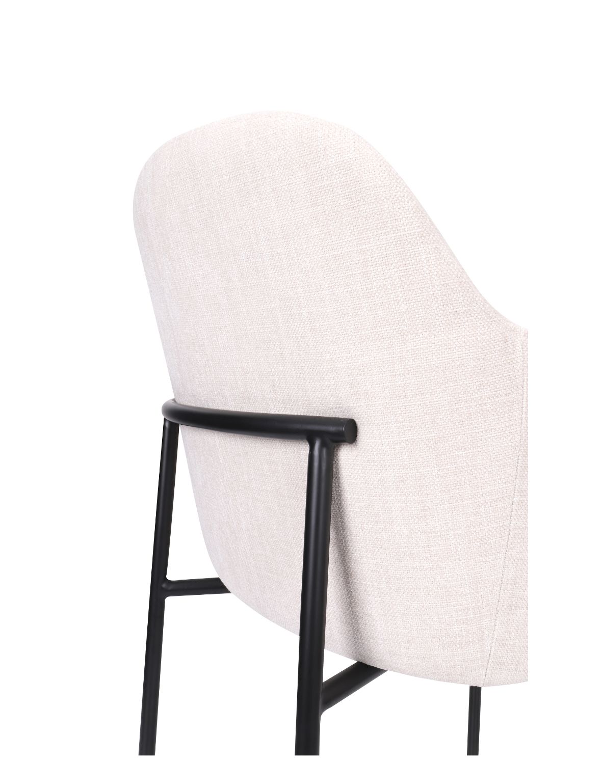 krzesło zafiro black z podłokietnikami, beżowe (s2441)