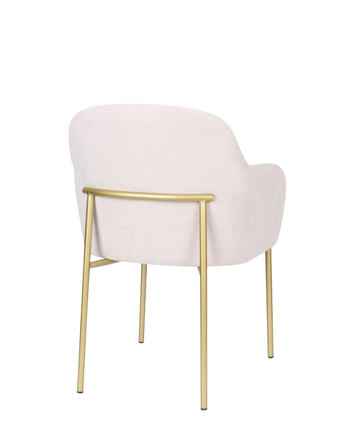 krzesło zafiro arm gold z podłokietnikami, beżowe (S2441)