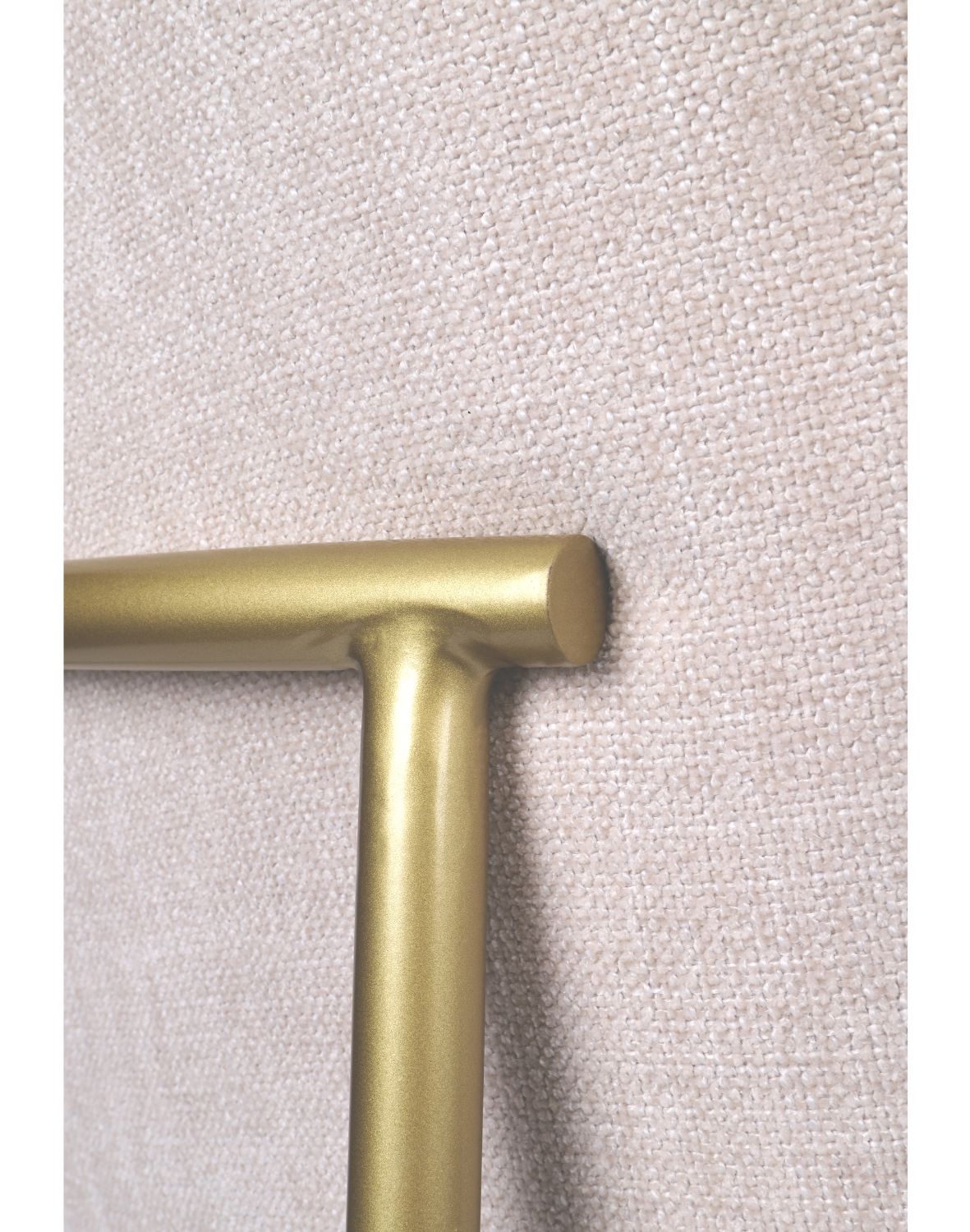 krzesło zafiro arm gold z podłokietnikami, beżowe (S2441)