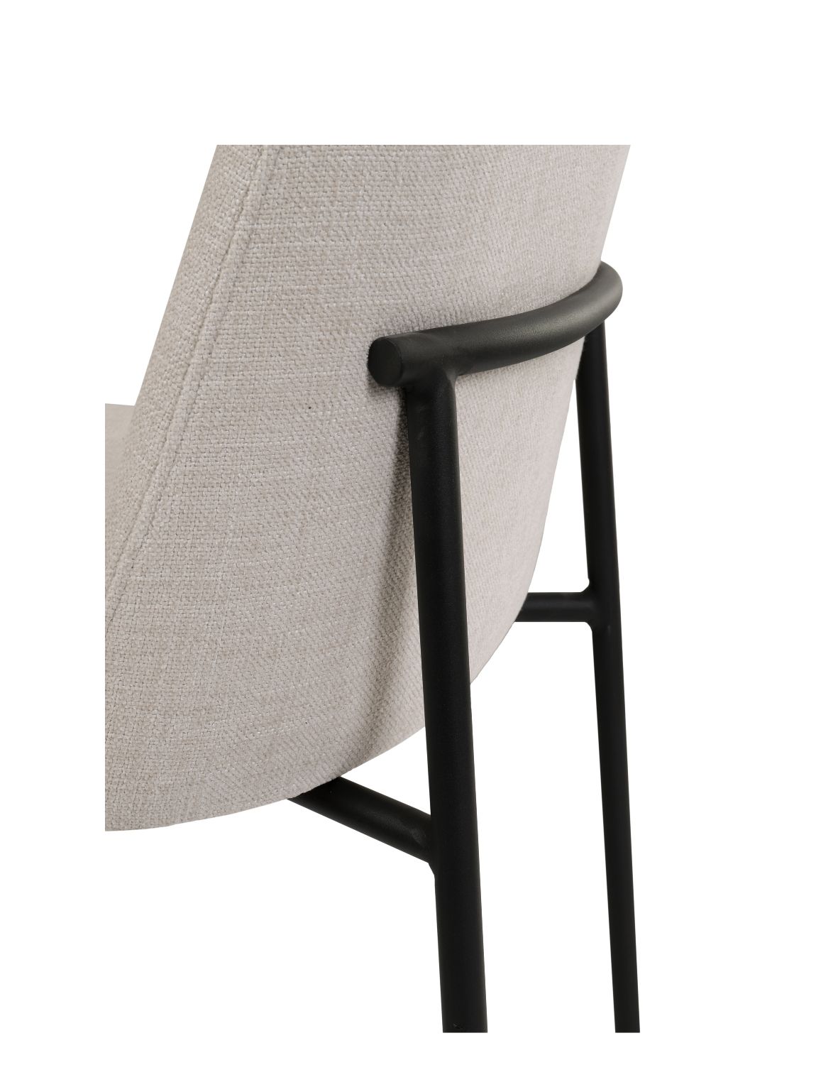 krzesło do jadalni zafiro black, beżowe (s2440)