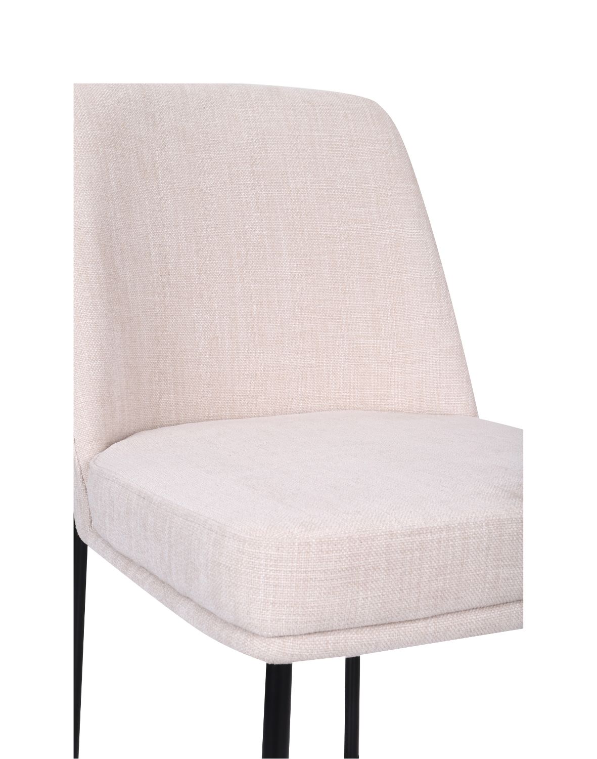 krzesło do jadalni zafiro black, beżowe (s2440)