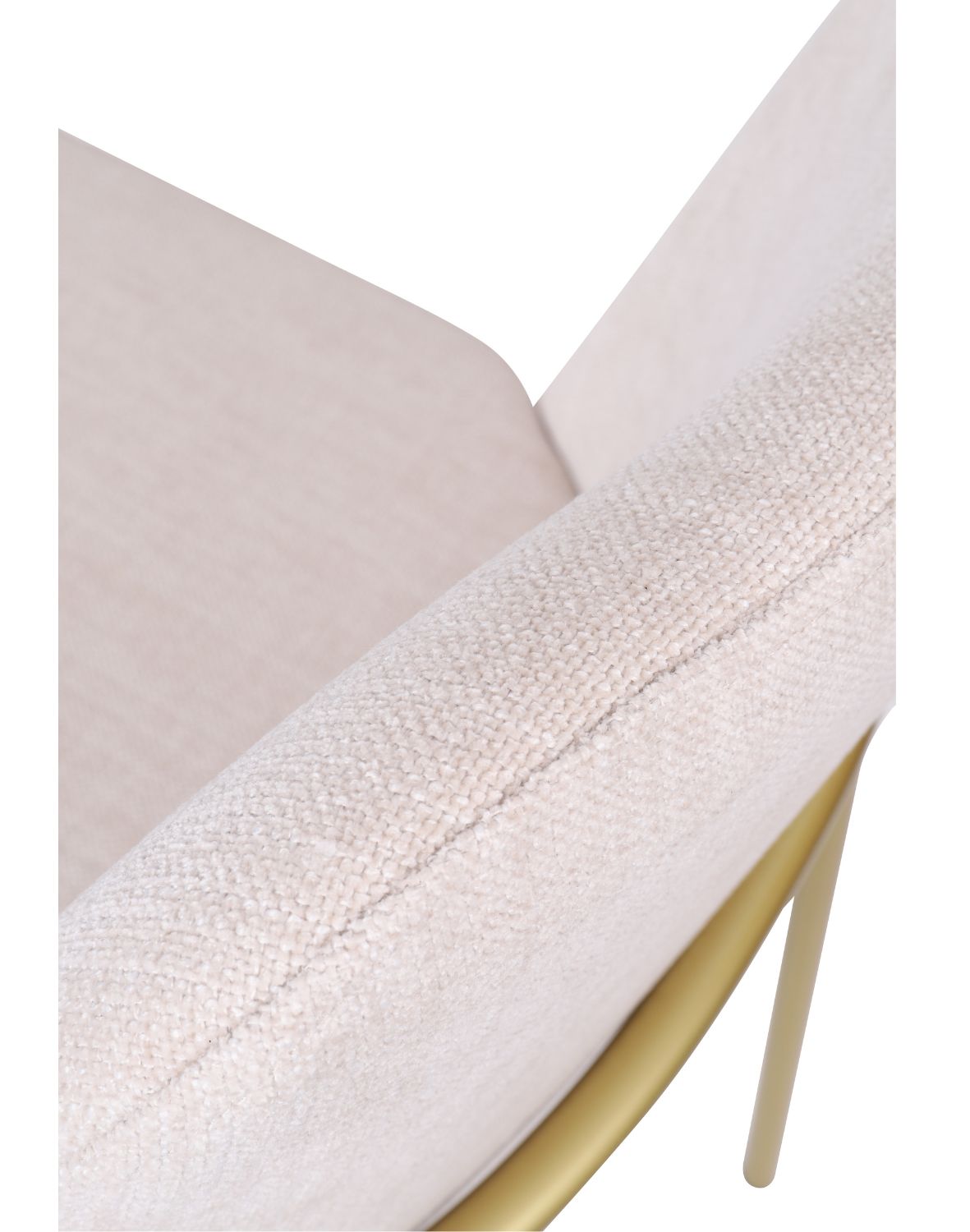 krzesło do jadalni zafiro gold, beżowe (S2440)