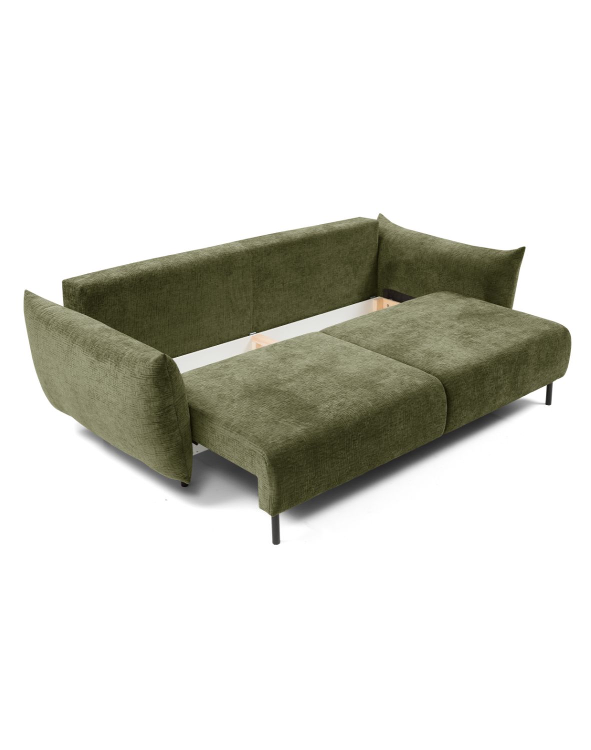 zielona sofa rozkładana adel