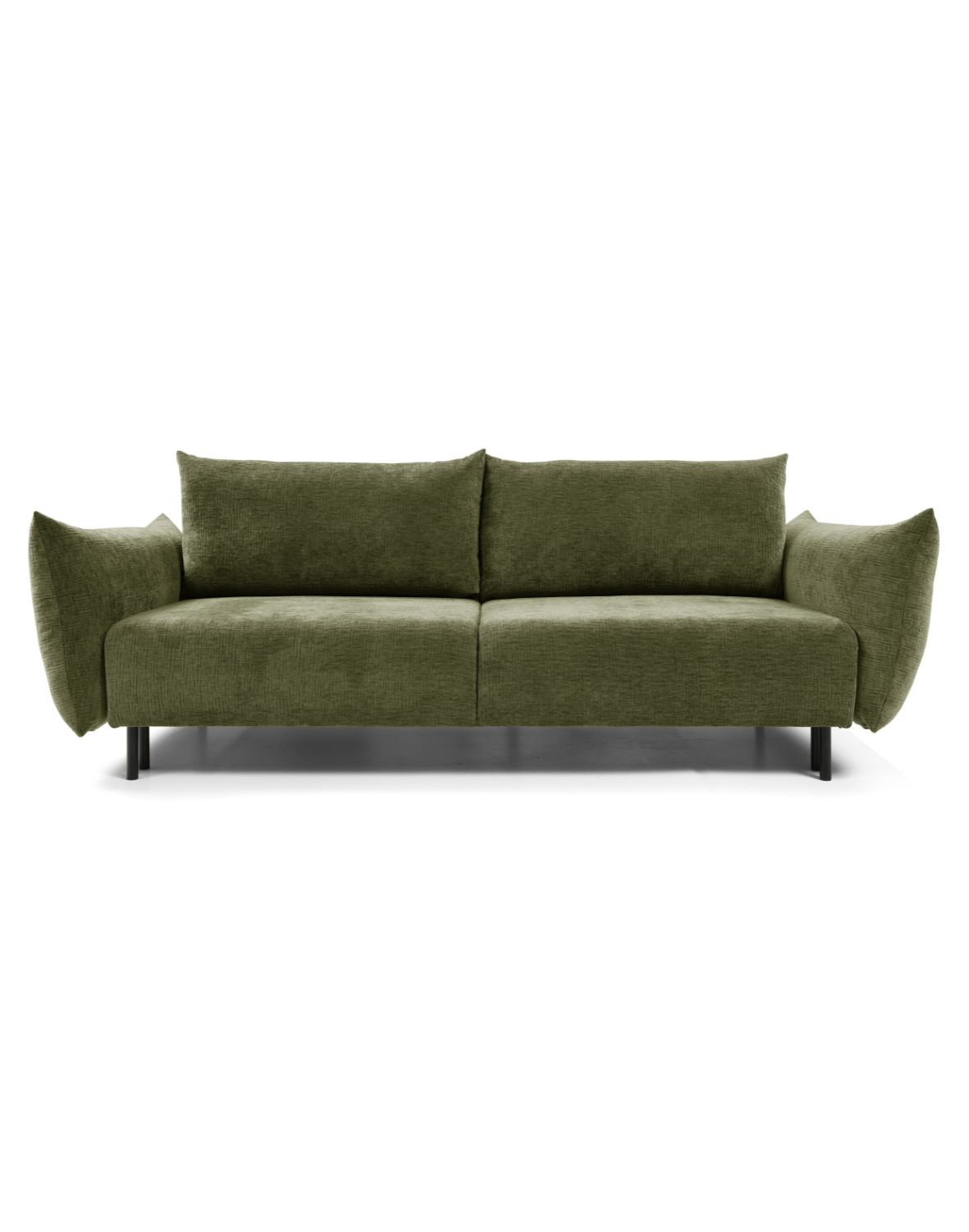 zielona sofa rozkładana adel