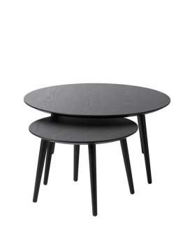 Set de măsuțe rotunde Adda, negru